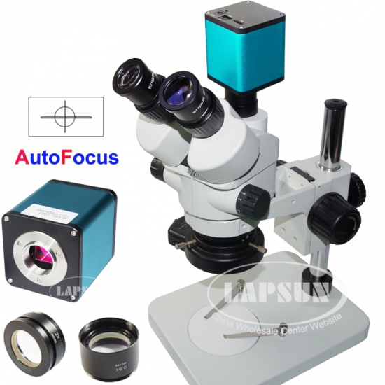 Auto Focus HDMI FHD SONY IMX290 Digital Camera Simul-focal Trinocular Microscope - Click Image to Close