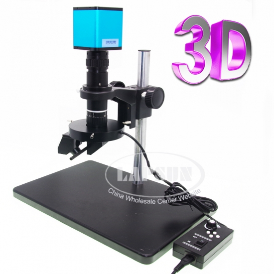 3D Stereo / 2D C-MOUNT Lens 1080P @ 60FPS HDMI Industrial Jewelry PCB Digital Microscope Camera SONY IMX290 - Click Image to Close