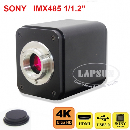 4K Ultra HD 60FPS SONY IMX485 1/1.2" Sensor HDMI WIFI USB Industry Microscope Camera - Click Image to Close