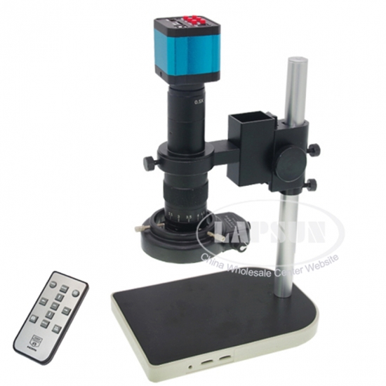 14.0MP HD Industrial Lab Microscope CameraHDMI USB Output , TF Card Video Recorder + 10-180X Zoom C-mount Lens - Click Image to Close