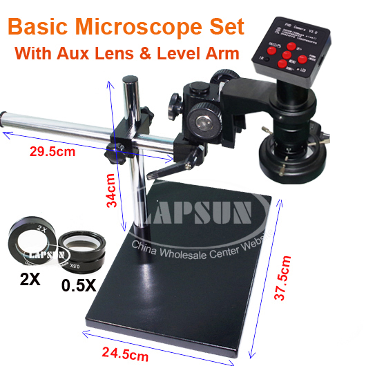 2019 Lastest 38.0MP HD Industrial Lab Microscope Camera 2K @24FPS HDMI, 1080P @60FPS HDMI / USB Output , TF Card Video Recorder + 4GB TF Card - Click Image to Close