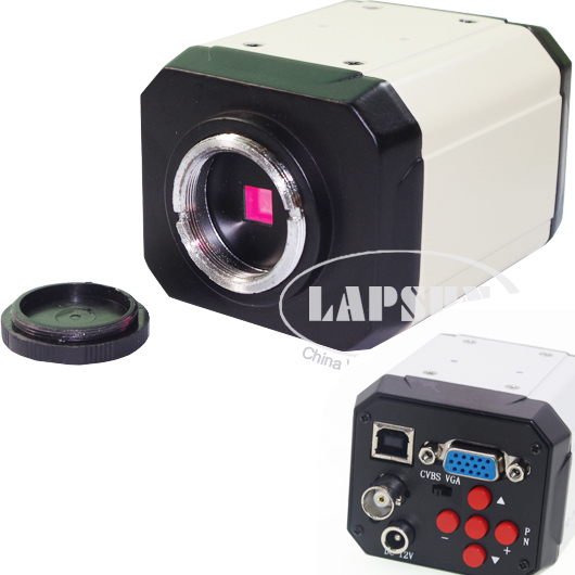 2.0MP HD Digital Microscope Camera VGA USB AV Video Output for Industrial PCB - Click Image to Close