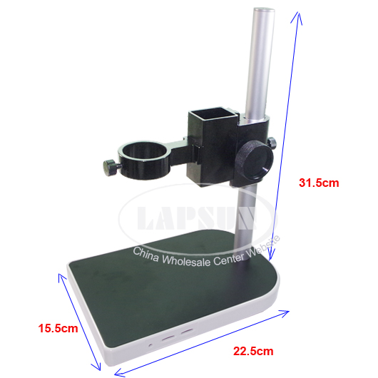 Big Lab Industry Stereo Microscope Camera Table Stand Dual Ring Holder max 43mm - Click Image to Close
