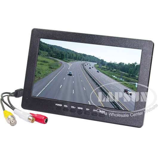 7" TFT LCD AV BNC Color Headrest Rearview Monitor F Car Reversing Camera Cam DVD - Click Image to Close