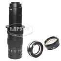 360X C-MOUNT + 0.5X & 2.0X Barlow Auxiliary Lens for Industry Microscope Camera - Click Image to Close