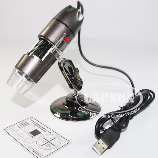 800X 2.0MP USB Digital Microscope Camera LED Endoscope Magnifier Video Photo - Click Image to Close