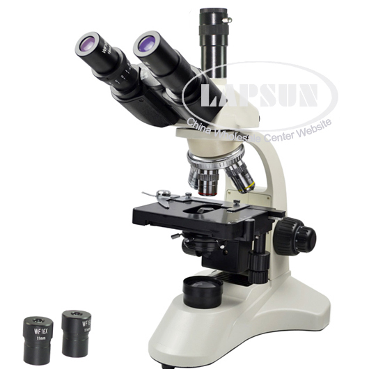 40X 1000X 1600X Medical Lab Clinic Trinocular Compound Biological Microscope - Click Image to Close