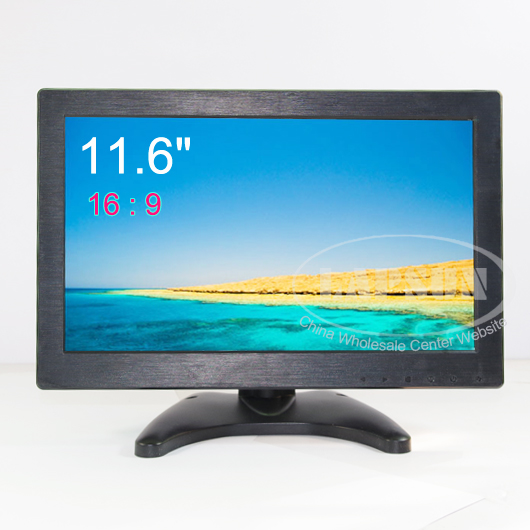 11.6 inch Wide Screen HDMI VGA AV BNC HD TFT LCD Color Monitor Screen F PC CCTV - Click Image to Close