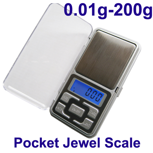 HI-Precision Pocket Jewel Scale 0.01g-200g - Click Image to Close