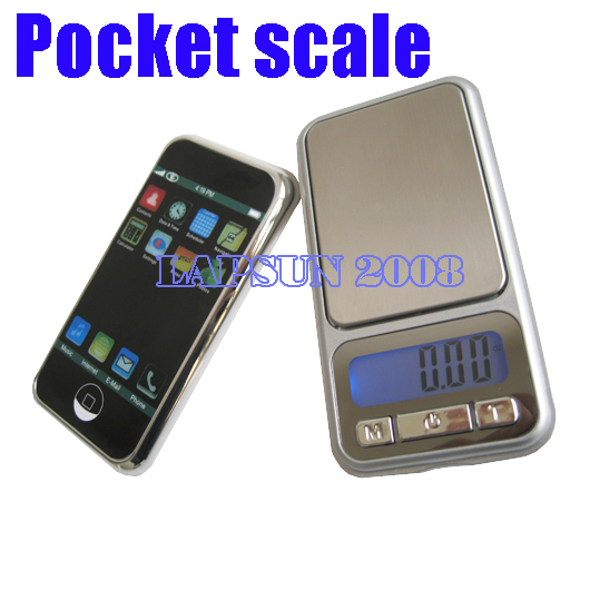 0.1-800g 4-Model Jewelry Digital Pocket Scale - Click Image to Close
