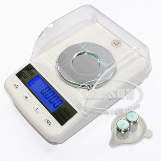 50g 0.001g Digital Electronic Jewelry Balance Scale Gram Gold Lab Weighing FC50 - Click Image to Close