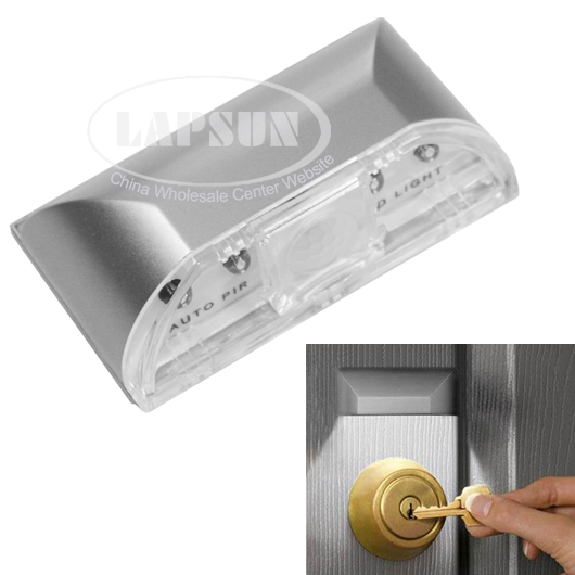 Auto PIR Door Keyhole IR Motion Sensor Heat Temperature Detector LED Light Lamp - Click Image to Close