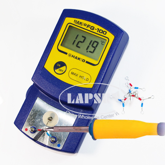 0-700Â°C Hakko FG-100 Soldering Iron Tip Thermometer + 10pcs Temperature Sensors - Click Image to Close