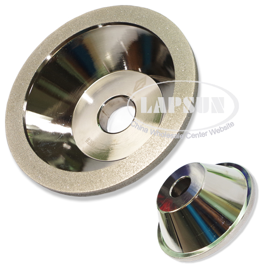 100mm 200# Grit Diamond Coated Rotary Grinding Round Wheel Disc Cup Bowl Sanding - Click Image to Close