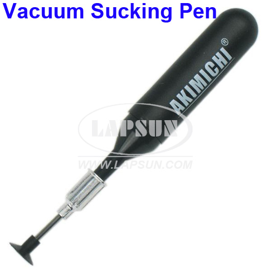 Vacuum Sucking Pen IC SMD SMT Easy Pick Picker Up Hand +3 Suction Headers - Click Image to Close