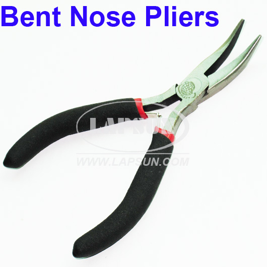 Bent Nose Pliers Steel Fit Beading Jewellery Making Kit Wire Wrapping Tool - Click Image to Close