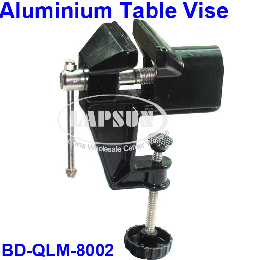 Alloy Aluminium Mini Light Table Bench Vise Vice Clamp Jewelers Work Tool Black ( zhong hao) - Click Image to Close