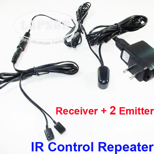 IR Infrared Remote Extender Control System Repeater 2 Eye Emitter Receiver U102 - Click Image to Close