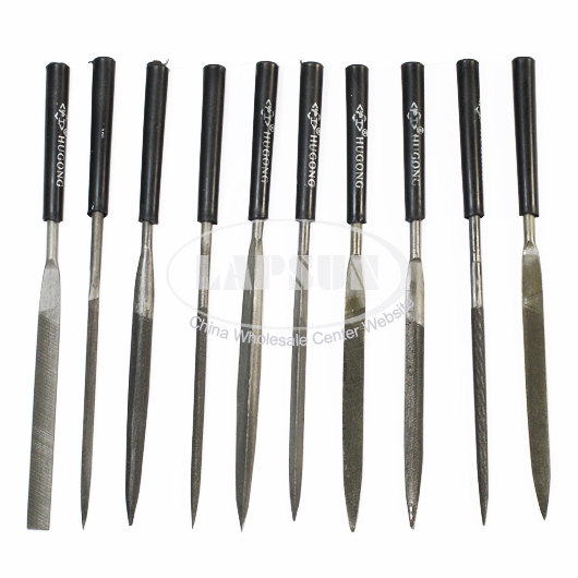10pcs Jewellers Precision Needle File Set Repair Metal Wood Hobby Tools 3*140mm - Click Image to Close