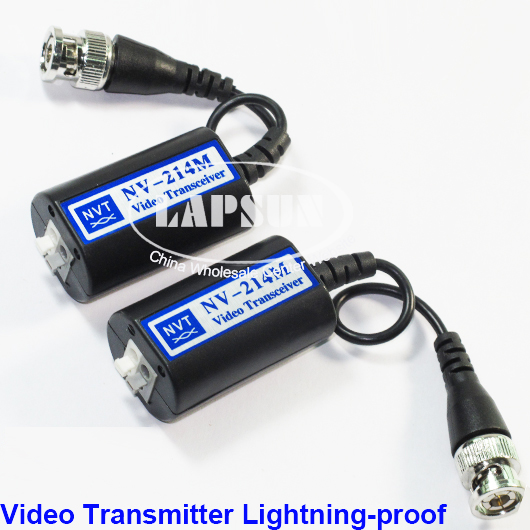 1 Pair Passive Video Balun UTP Transceiver Transmission F CCTV Camera NV214M - Click Image to Close