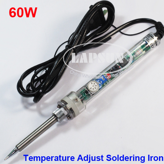 200Â°C-450Â°C 220V 60W Temperature Adjust Soldering Iron Electric Welding Solder - Click Image to Close
