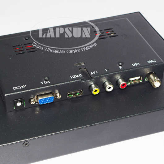 10 inch HDMI VGA AV BNC Input Portable TFT LCD Color Monitor F PC CCTV