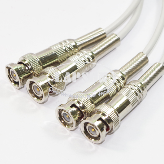 Kelvin LCR Test Tester Probe Lead Clip Cable With 4 BNC For LCR Meter