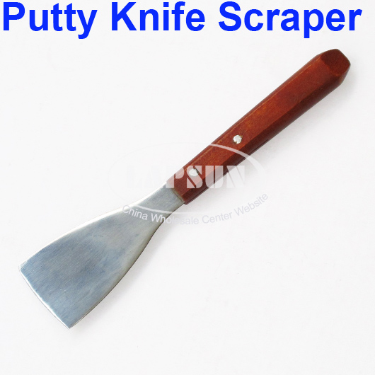 Putty Knife Scraper 1.4" Stiff Chisel Edged Blade Stainless steel