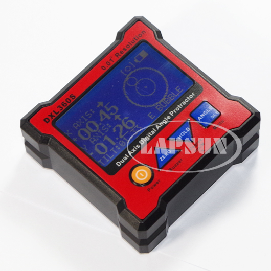 Highprecision Dual Axis Digital Protractor Inclinometer Level Box 0.01