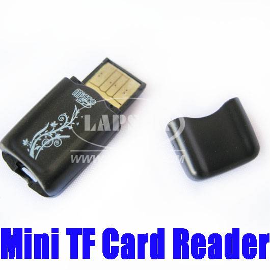 Mini USB 2.0 Memory MICRO SD SDHC TF Card Reader Black