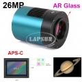 Sony 26MP ( IMX571 1.8inch (APS-C Size) ) USB3.0 Astronomy Telescope Cooling Mono Camera ATR3CMOS26000KMA 4GB Deepsky With Toupsky