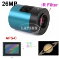 Sony 26MP ( IMX571 1.8inch (APS-C Size) ) USB3.0 astronomy telescope cooling mono camera ATR3CMOS26000KMA 4GB Deepsky with Toupsky