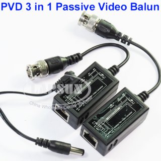 8pcs PVD Passive Video Convertor PTZ Power Audio RJ45 Twisted Pair F CCTV Camera