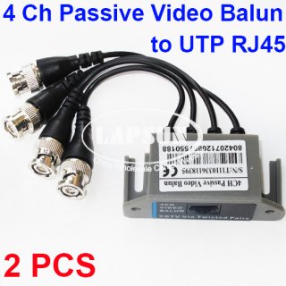 10 Set Trasmettitore Video Attivo UTP Per Telecamere CCTV, 1 Canale, Per NTSC PAL SECAM
