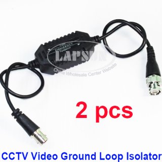 2 PCS x Coaxial Video Ground Loop Isolator Series Cable for CCTV Camera GB001