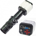 2MP HD VGA CVBS TV USB Industry Video Microscope Camera 180X C-mount Glass Lens