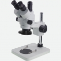 7X-45X Simul-Focal Trinocular Stereo Zoom Industry C-Mount Microscope Set Stand