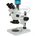 Simul-Focal 7-45X Trinocular Zoom Stereo Microscope + USB HDMI Camera Eyepiece
