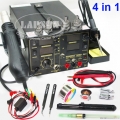 909D+ Rework Soldering Station Hot Heat Air Gun DC USB Power Supply 110V 220V AC