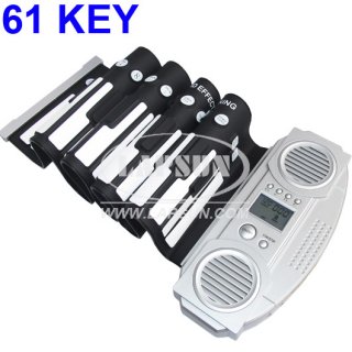 Digital Electronic 61 Keys Flexible Keyboard Piano Soft Synthesizer