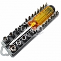 28in1 Multi-function CRV Socket Hex Bits Screwdriver Set Torx Philips Flat 1628
