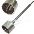 80mm Wall Drill Bit Hole Saw with SDS+ Shaft for Masonry Concrete Brick Stone