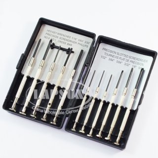 11PCS Precision Screwdriver Set Watch Jewelry Repair Cross Phillips Slotted Tool