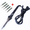 110V 60W HAOKO 708 Electric Welding Soldering Iron + 5pcs 900M-T Solder Tips