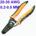 Steel Cutter Stripper 20-30 AWG Gauge Wire Tool Pliers