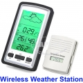 Digital Wireless Weather Station Indoor Outdoor Thermometer Barometer Clock