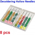 8PCS Hollow Needles Desoldering Tool IC IOS Extraction Set For DIP PCB Soldering