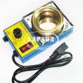 220V 150W Mini Stainless Steel Tin Furnace Lead Free Solder Pot Dia 50mm KLT350