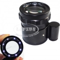 10X 30mm LED Glass Magnifier Loupe With Straight Line Scale For Jewelry Watch