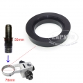 Lapsun Stereo Microscope Holder Adapter Ring 76mm to 50mm for C-Mount Lens